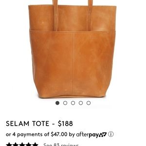 Able leather tote